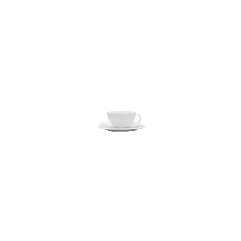 Чашка чайная «Виктория»; фарфор; 280мл; D=108, H=55, L=120мм; белый