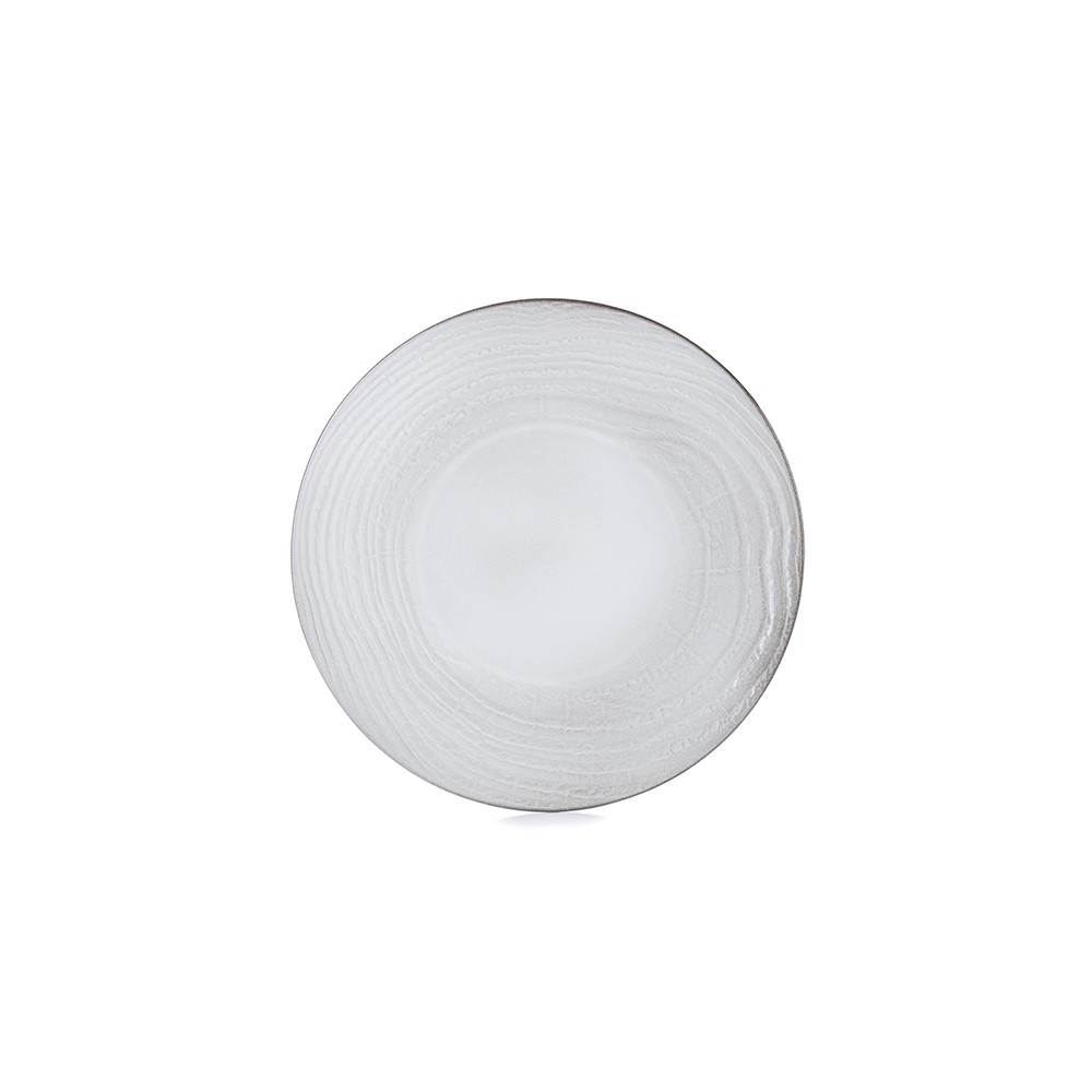 Тарелка «Свелл»; керамика; D=283, H=34мм; белый
