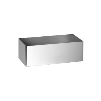 Контейнер для пакетиков чая «Скай»; сталь нерж.; H=35, L=104, B=52мм; металлич.