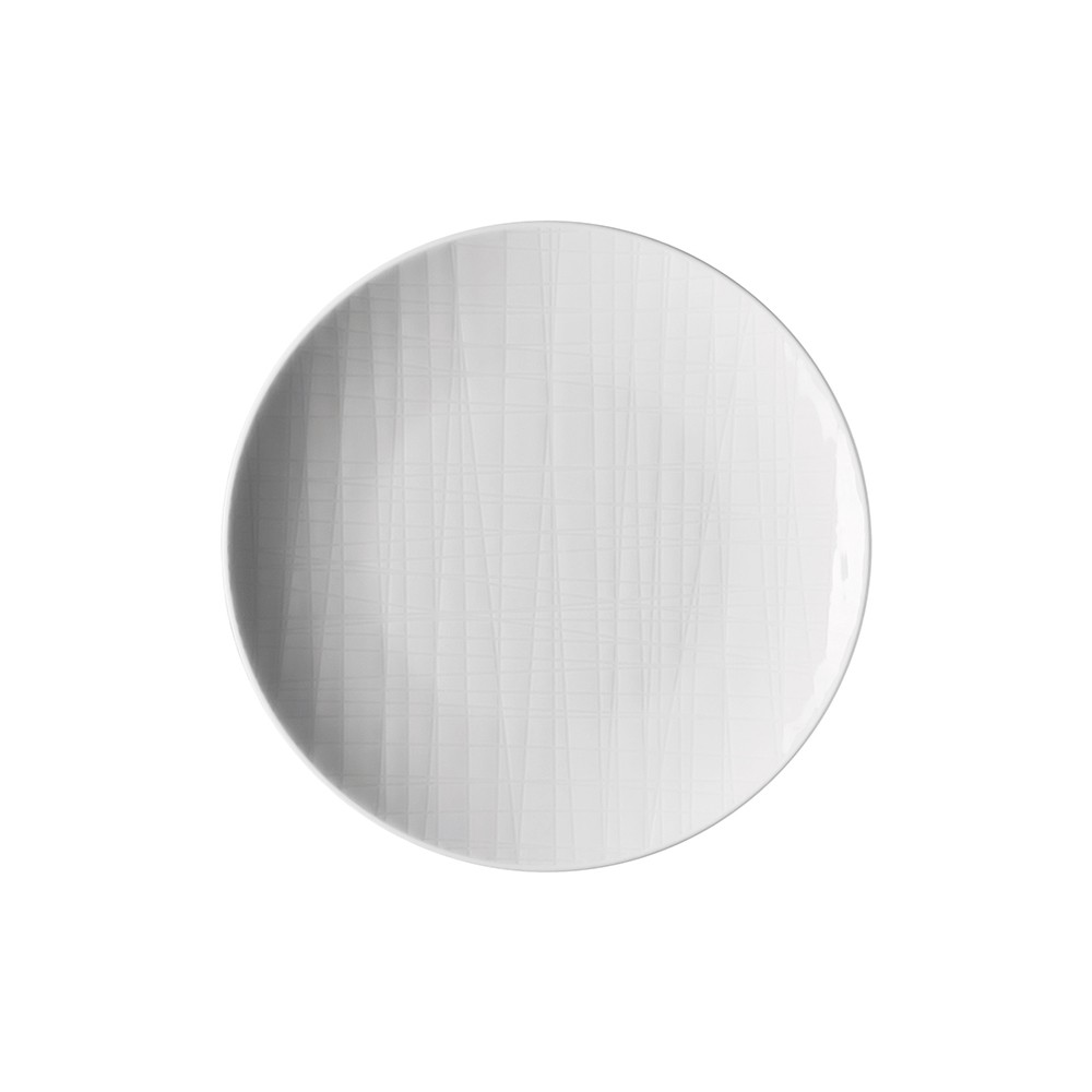 Тарелка мелкая; фарфор; D=15см; белый