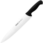 Нож поварской «2900»; сталь нерж., полипроп.; L=43/30, B=5см; черный, металлич.