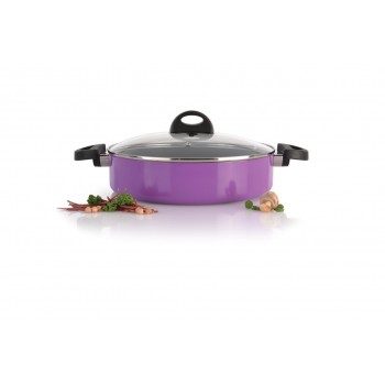 Сотейник с двумя ручками 26см 3,2л (фиолетовый) Eclipse