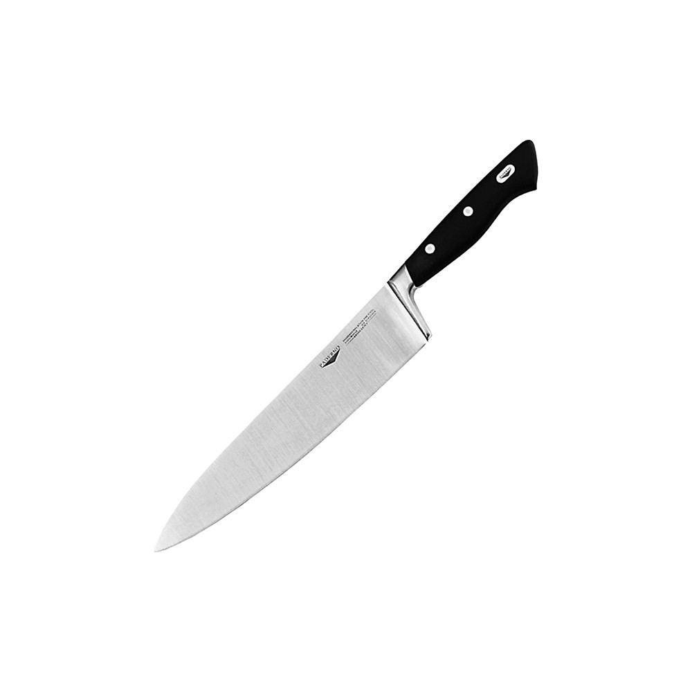 Нож поварской; L=24см; черный, металлич.