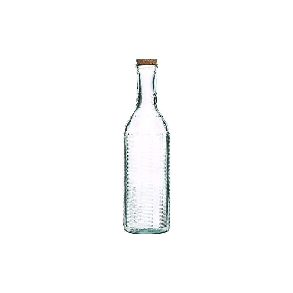 Бутылка с пробкой; стекло; 4, 35л; D=14, H=50см; прозр.