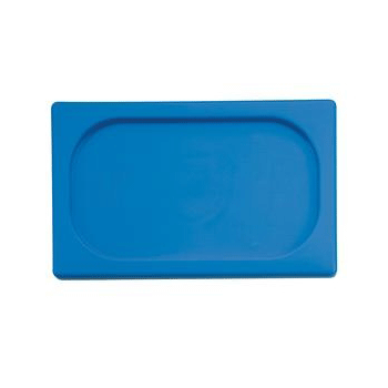 Крышка для гастроемкости (1/2); полипроп.; H=20, L=325, B=265мм; синий