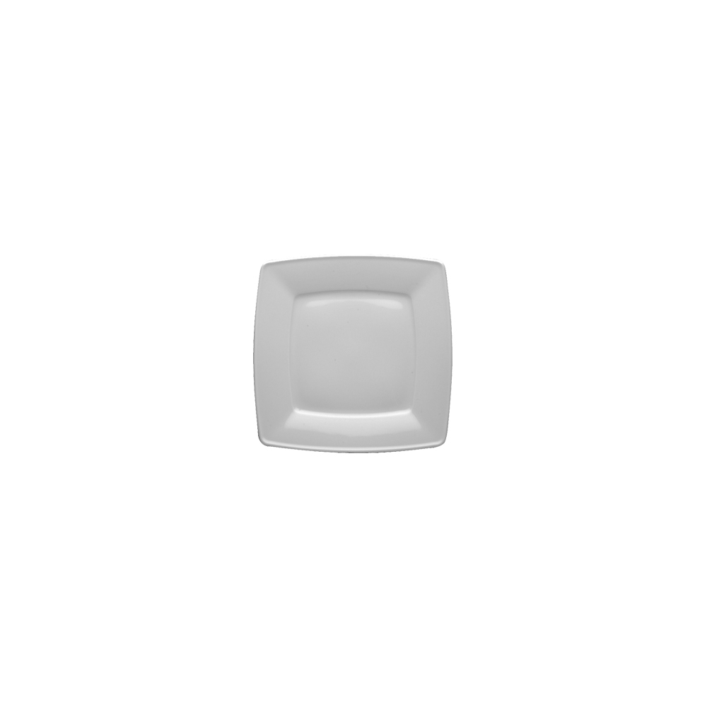 Тарелка квадратная «Виктория»; фарфор; H=3, L=32, B=32см; белый