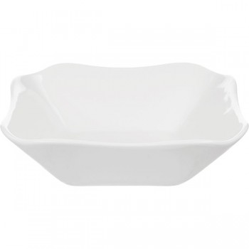 Салатник квадратный «Голубка»; фарфор; 250мл; H=35, L=130, B=130мм; белый