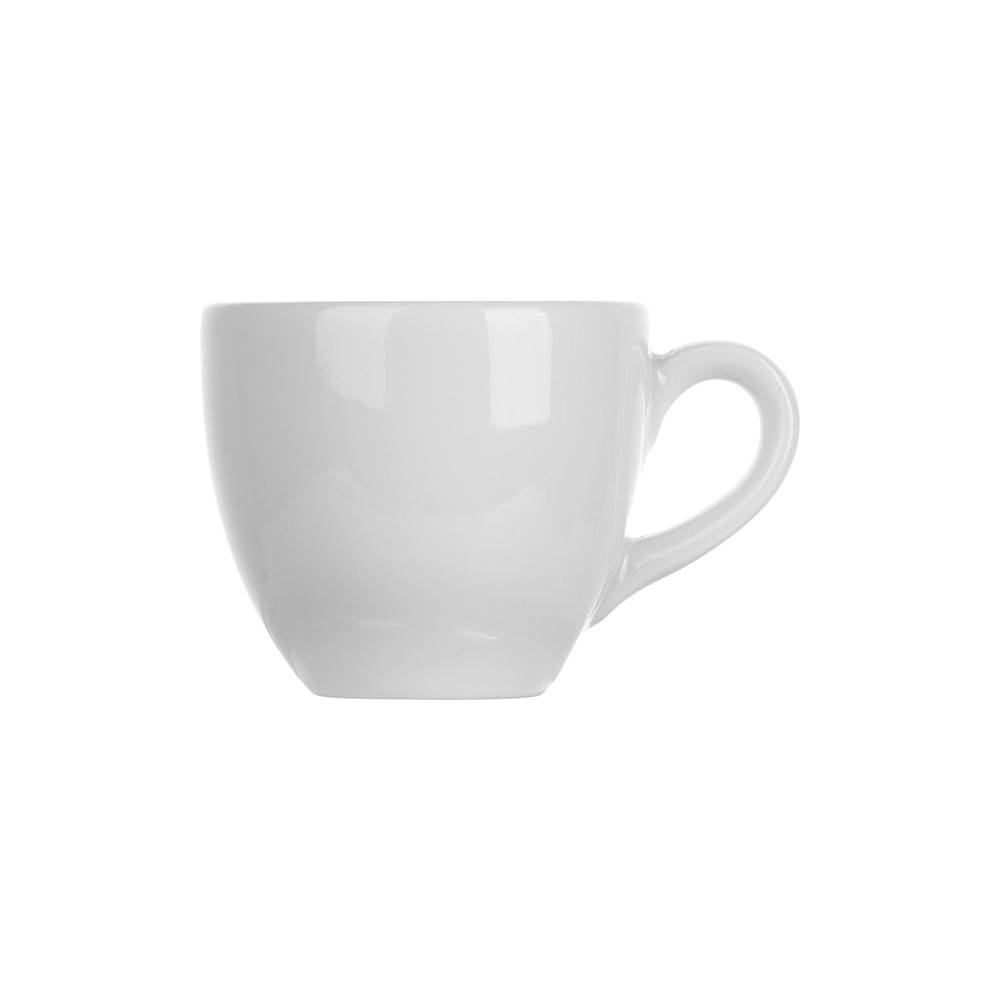 Чашка кофейная «Аида»; фарфор; 80мл; D=6, H=5, L=9см; белый