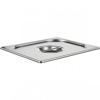 Крышка для гастроемкости (1/2); сталь нерж.; H=30, L=330, B=275мм; металлич.