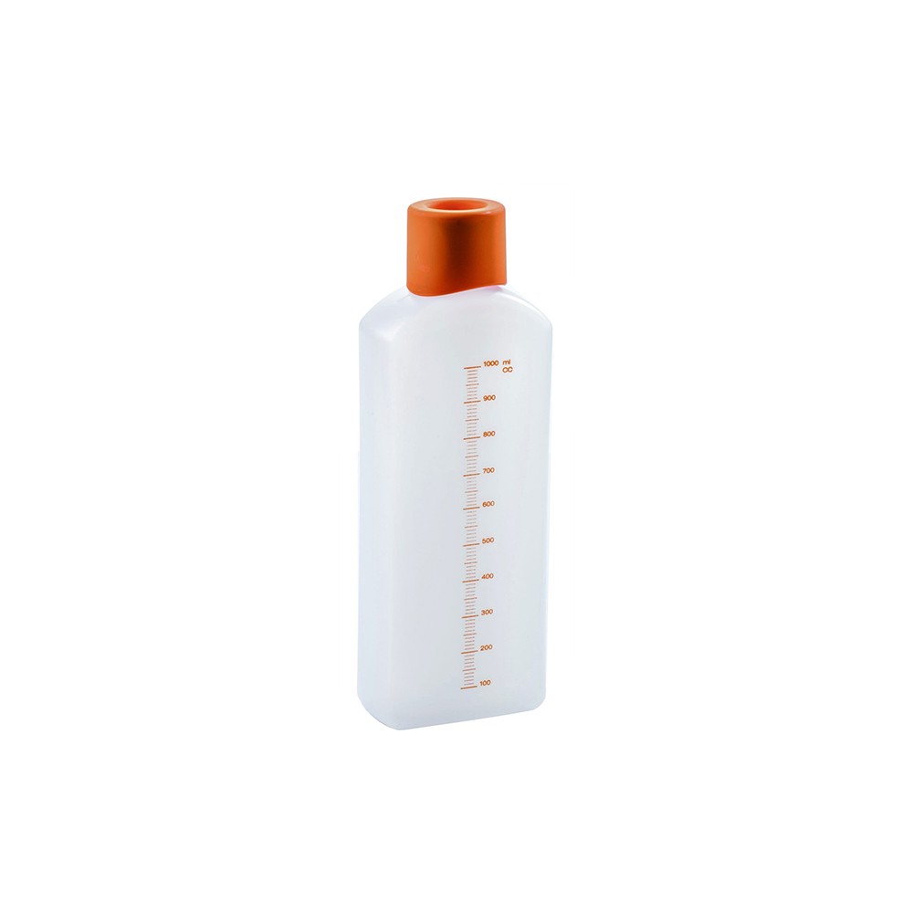 Бутылка для сиропа с крышкой; пластик; 1л; H=27, 5, L=10, B=56см; матовый
