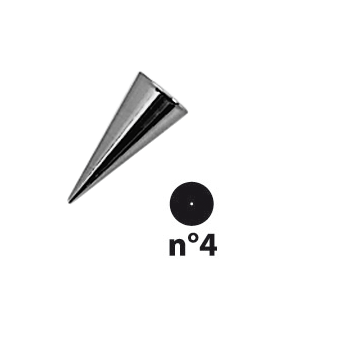 Насадка кондитерская для декора №4 D=3. 5мм; сталь; D=3, 5мм