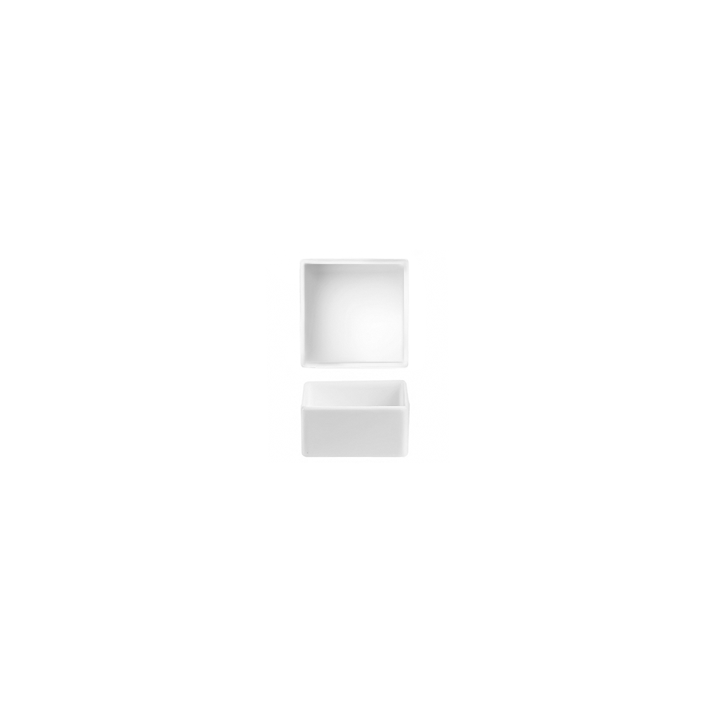 Соусник «Пьюрити»; фарфор; 60мл; H=3, L=6, B=6см; белый