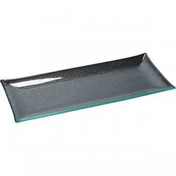 Блюдо сервировочное «Криэйшнз Риппл»; стекло; L=36, 8, B=16см