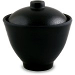 Чашка бульонная; пластик; 265мл; D=105, H=79мм; черный