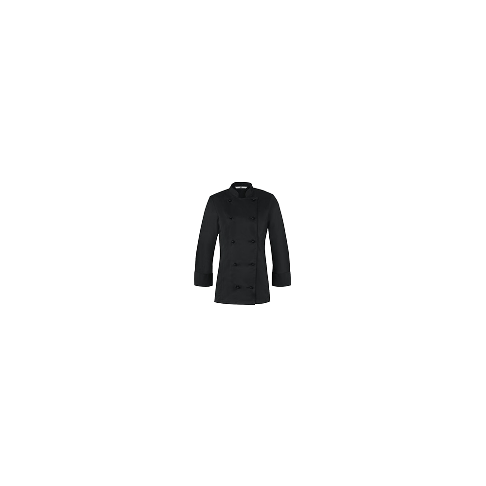 Куртка поварская женская 46разм.; полиэстер, хлопок; черный