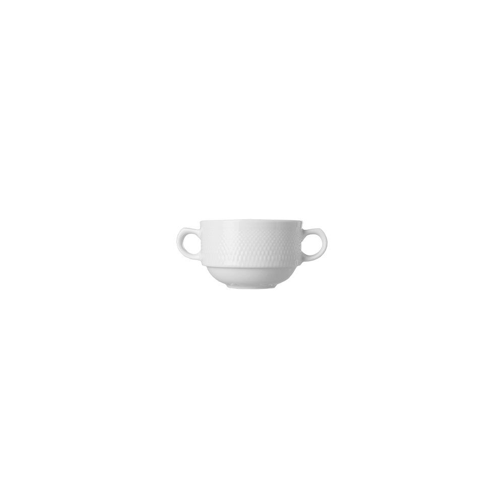 Чашка бульонная «Портофино»; фарфор; 360мл; D=105, H=70, L=115мм; белый