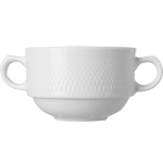 Чашка бульонная «Портофино»; фарфор; 360мл; D=105, H=70, L=115мм; белый