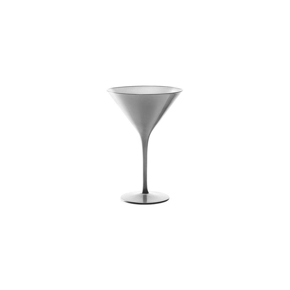 Коктейльная рюмка «Олимпик»; хр.стекло; 240мл; D=11, 6, H=17, 2см; серебрян.