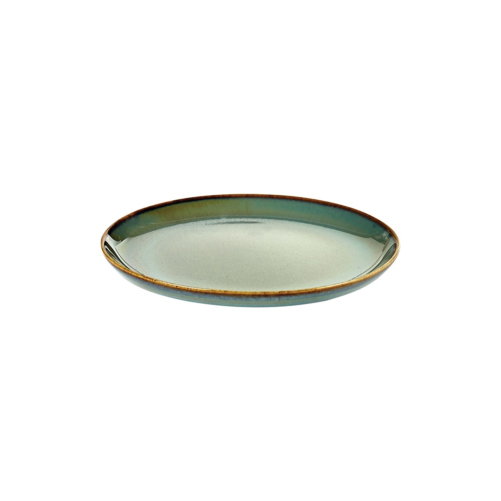 Тарелка; керамика; D=130, H=12мм; серый