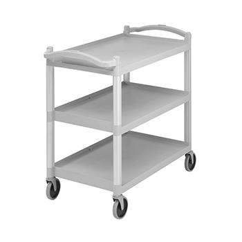 Тележка подсобн. трехъярусн.; H=95, L=101, 5, B=54см; серый