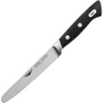 Нож кухонный; L=11, B=2см; черный, металлич.