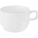 Чашка чайная «Кунстверк»; фарфор; 250мл; D=85, H=60, L=120мм; белый