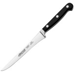 Нож для обвалки мяса «Класика»; сталь нерж., полиоксиметилен; L=266/160, B=24мм; черный, металлич.