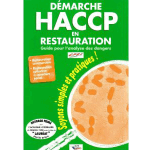 Книга (на французском) «Demarche haccp en restaur. »; бумага; L=30, B=21, 5см; разноцветн.
