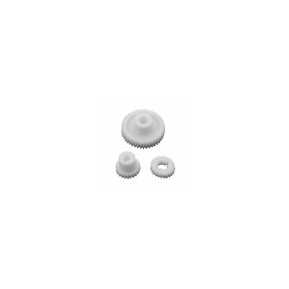 Комплект шестеренок для паста-машинки 022; пластик; D=70/40, H=35, L=120, B=70мм; белый
