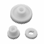 Комплект шестеренок для паста-машинки 022; пластик; D=70/40, H=35, L=120, B=70мм; белый