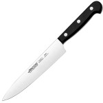 Нож поварской «Универсал»; сталь нерж., полиоксиметилен; L=290/170, B=34мм; черный, металлич.