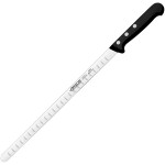 Нож для лосося «Универсал»; сталь нерж., полиоксиметилен; L=410/290, B=17мм; черный, металлич.