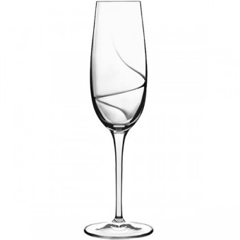 Бокал-флюте «Аэро»; хр.стекло; 235мл; прозр.