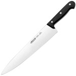 Нож поварской «Универсал»; сталь нерж., полиоксиметилен; L=434/300, B=60мм; черный, металлич.