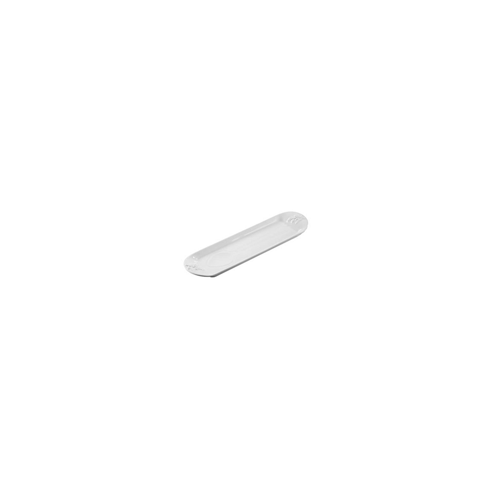 Подставка для ложки; фарфор; H=20, L=270, B=73мм; белый