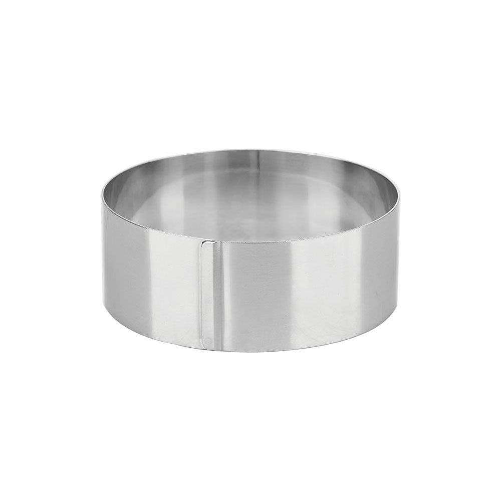Кольцо кондитерское; сталь нерж.; D=120, H=45мм; металлич.