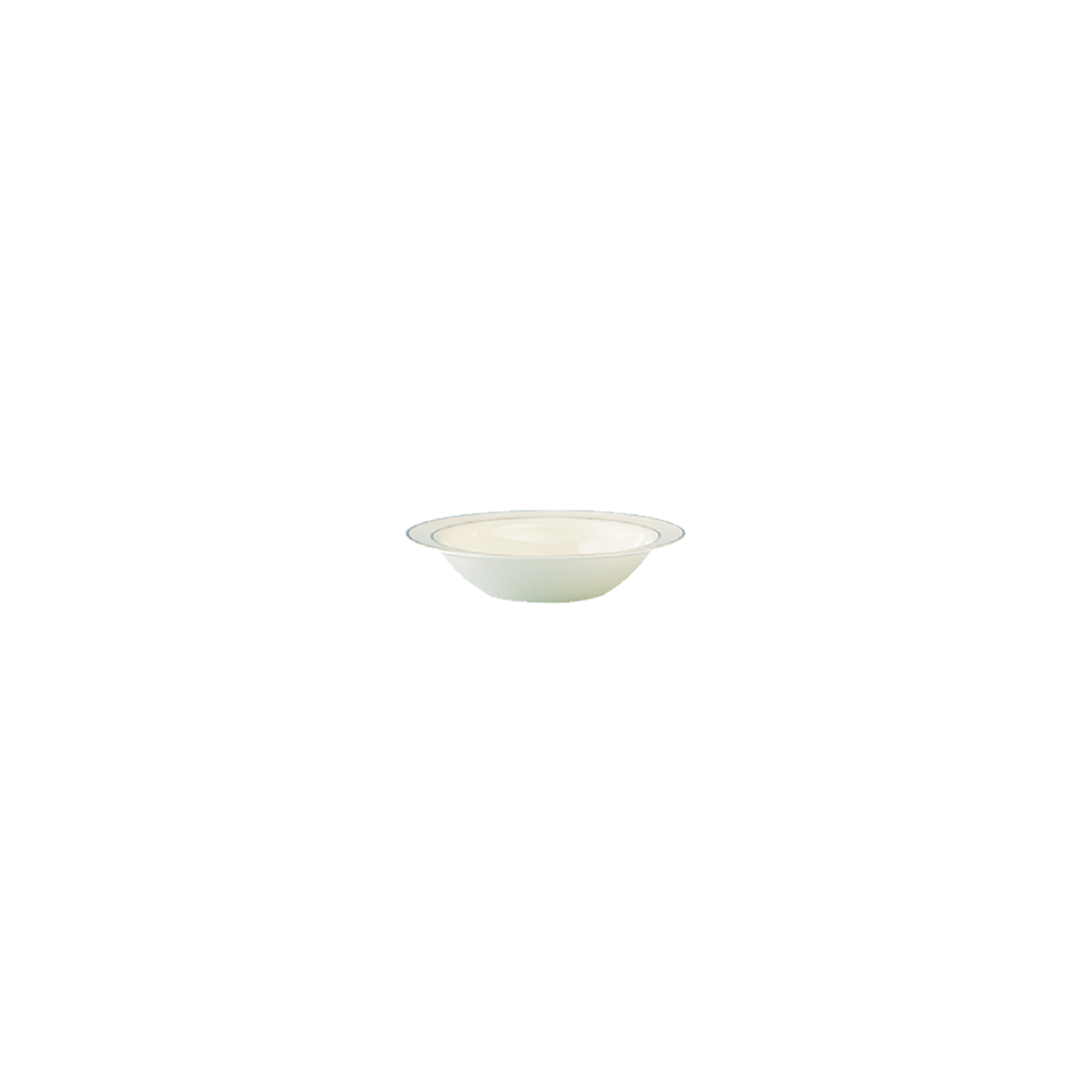 Тарелка глубокая «Рисепшн»; стекло; 250мл; D=160, H=35мм; слон.кость, серый