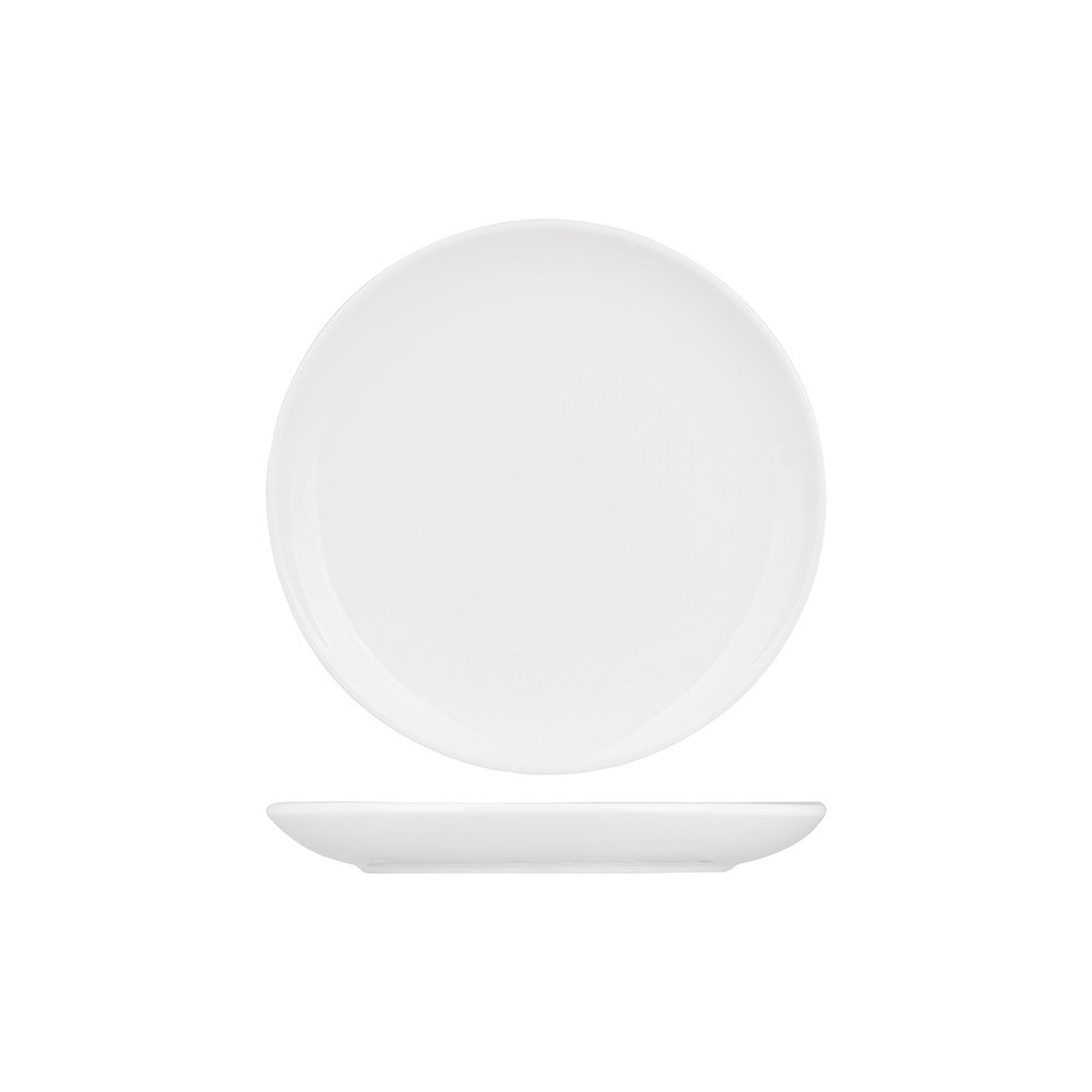 Тарелка мелкая без борта «Кунстверк»; фарфор; D=285, H=30мм; белый