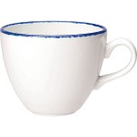 Чашка кофейная «Блю Дэппл»; фарфор; 85мл; D=65мм; белый, синий