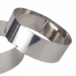 Кольцо кондитерское; сталь нерж.; D=28, H=6см; металлич.