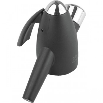 Головная часть для сифона для содовой; пластик, сталь; D=43, H=90, L=125, B=82мм; черный, металлич.