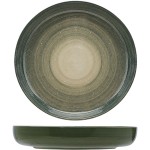Тарелка глубокая «Дестино Грин»; керамика; D=215, H=35мм; зелен.