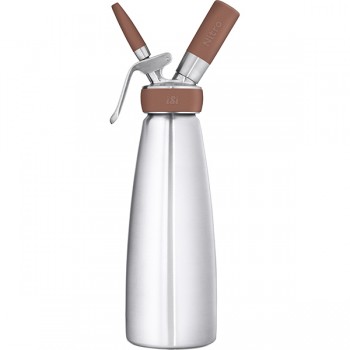 Сифон для нитро коктейлей; сталь нерж.; 1л; металлич.