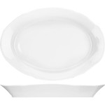 Блюдо овальное «Идиллия»; фарфор; H=42, L=330, B=236мм; белый
