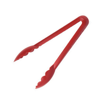 Щипцы универсальные; пластик; L=24см; красный