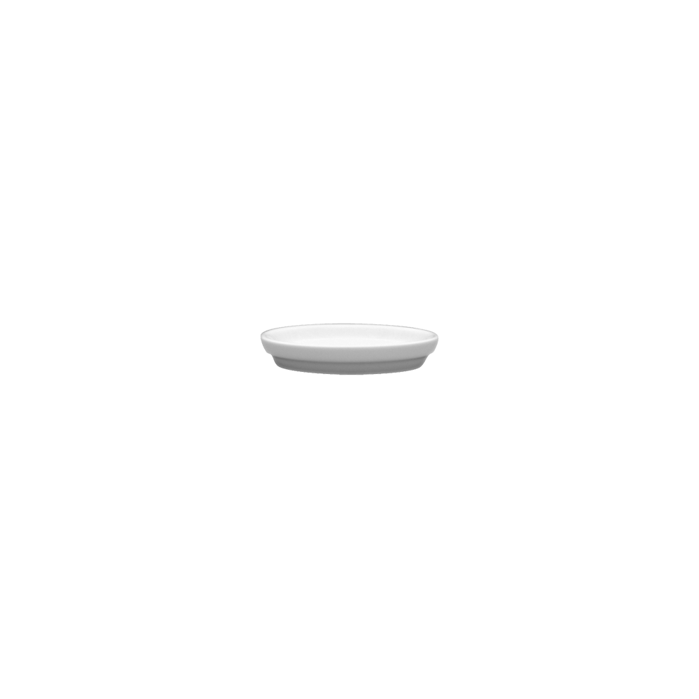 Тарелочка для масла «Кашуб-хел»; фарфор; 10мл; D=90, H=9мм; белый