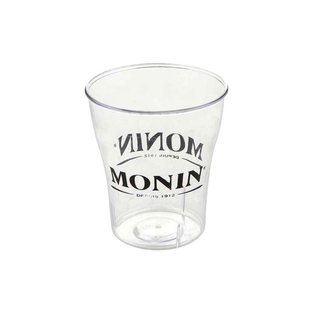 Чашка кофейная «Монин»; пластик; 95мл; прозр.