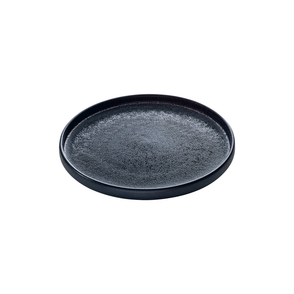 Тарелка мелкая «Нара»; керамика; D=270, H=25мм; черный