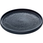Тарелка мелкая «Нара»; керамика; D=270, H=25мм; черный