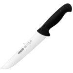 Нож для мяса «2900»; сталь нерж., полипроп.; L=340/210, B=32мм; черный, металлич.